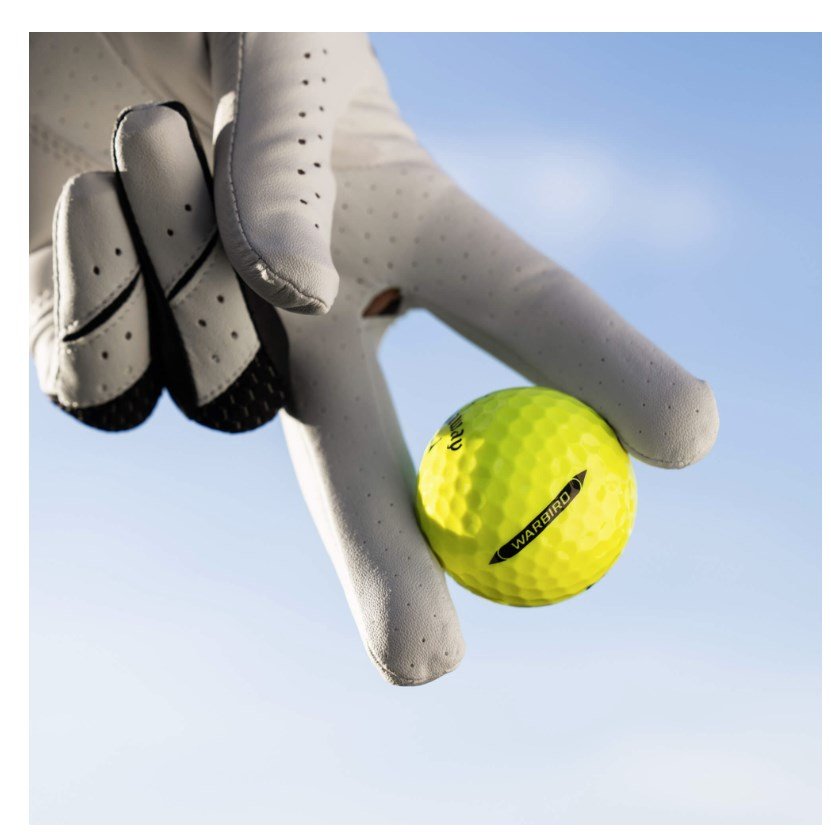 Callaway Warbird Distance+ balles de golf, jaunes