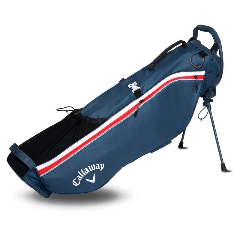 Callaway Carry+ stand bag, navy/blanc/rouge