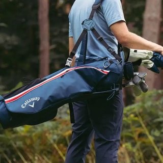 Callaway Carry+ stand bag, navy/blanc/rouge