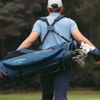 Callaway Carry+ stand bag, navy/blanc/rouge