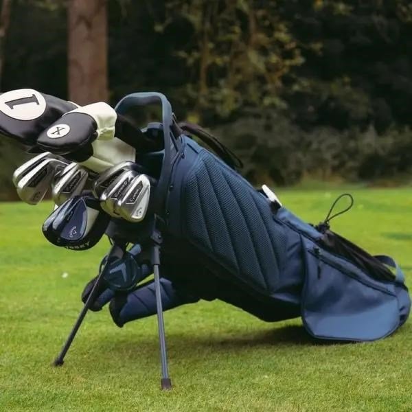 Callaway Carry+ stand bag, navy/blanc/rouge