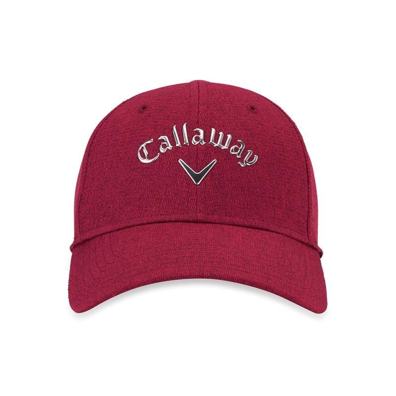 Callaway Liquid Metal Adjustable casquette femme, rouge prune/argent