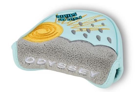 Callaway Rain Or Shine Mallet Putter headcover, blanc/bleu