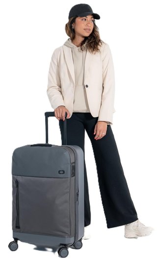 Ogio Pace Pro Hybrid Checked 72-74L sac de voyage, gris pinstripe