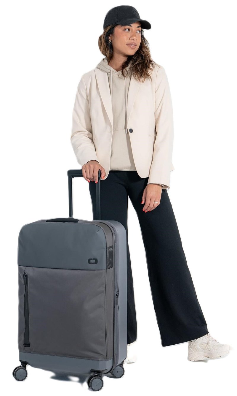 Ogio Pace Pro Hybrid Checked 72-74L sac de voyage, gris pinstripe