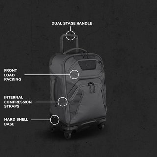 Ogio Renegade 22" 4-Wheel Travel Bag 33L sac de golf, titanium