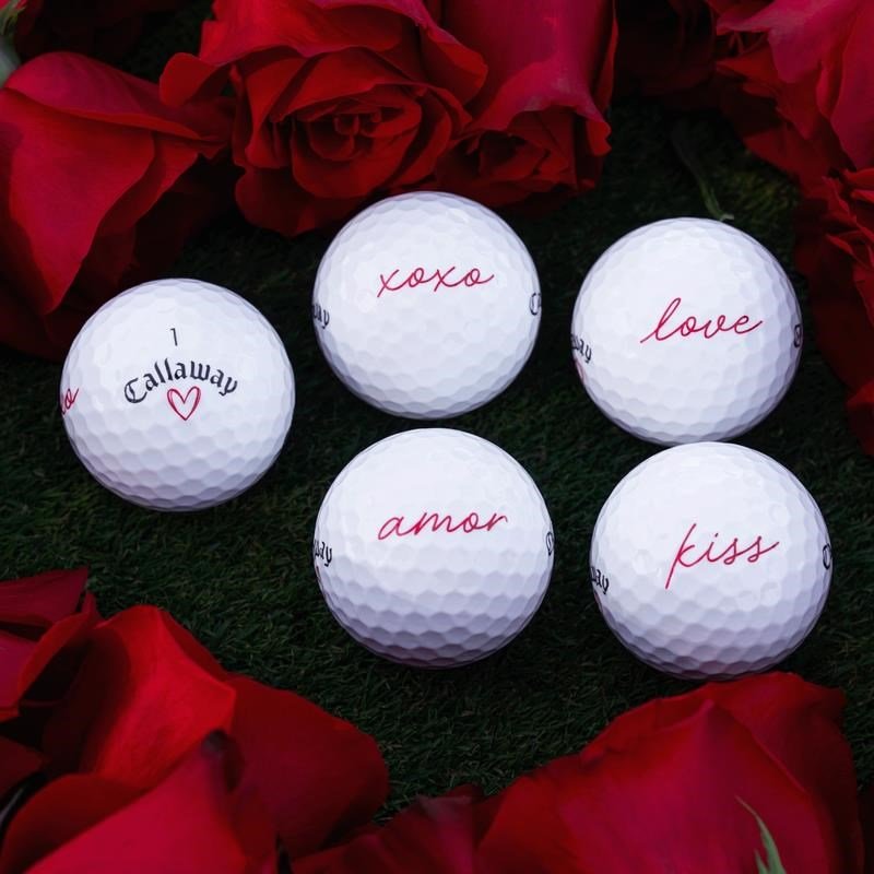 Callaway Supersoft balles de golf LIMITED VALENTINE LOVE