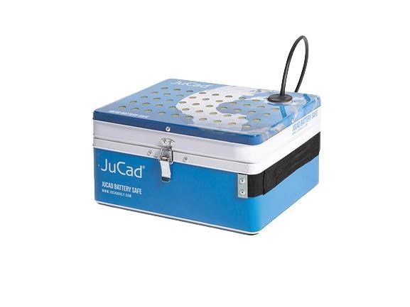 JuCad Battery safe accessoire, bleu/blanc