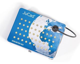 JuCad Battery safe accessoire, bleu/blanc