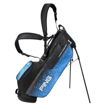 PING Hoofer Monsoon stand bag, noir/bleu