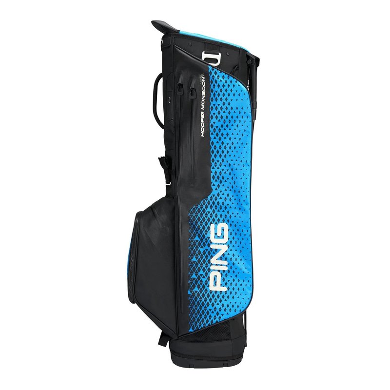 PING Hoofer Monsoon stand bag, noir/bleu