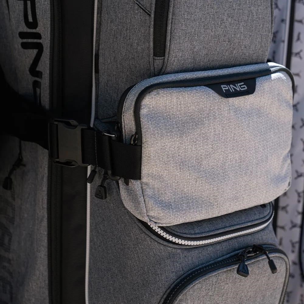 PING Golf Ping Valuables Pouch sac, gris chiné texturé