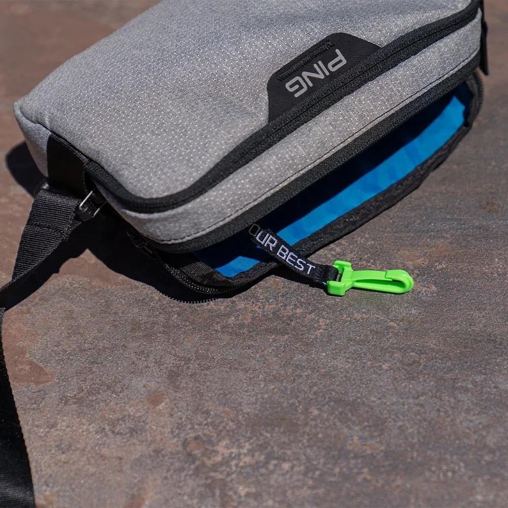 PING Golf Ping Valuables Pouch sac, gris chiné texturé
