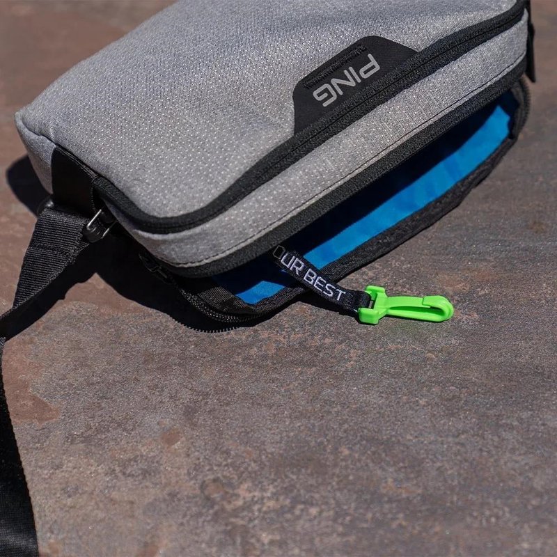 PING Golf Ping Valuables Pouch sac, gris chiné texturé