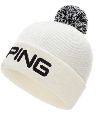 PING Classic Bobble bonnet d'hiver, blanc