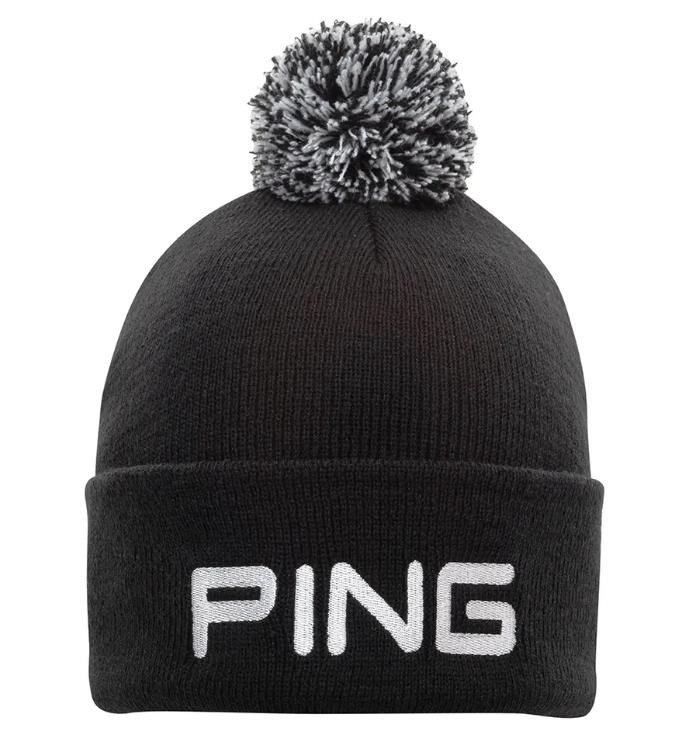 PING Classic Bobble bonnet d'hiver, noir
