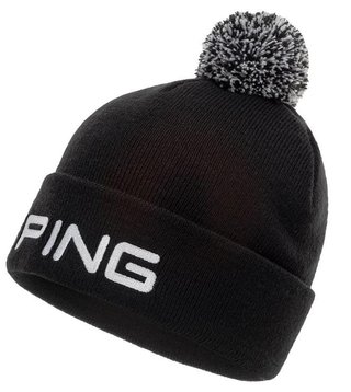 PING Classic Bobble bonnet d'hiver, noir