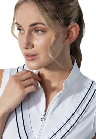 Daily Sports ISTRES Sleeveless polo femme, blanc