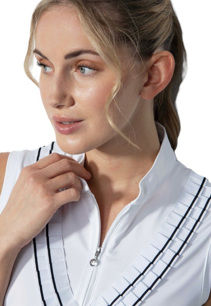 Daily Sports ISTRES Sleeveless polo femme, blanc