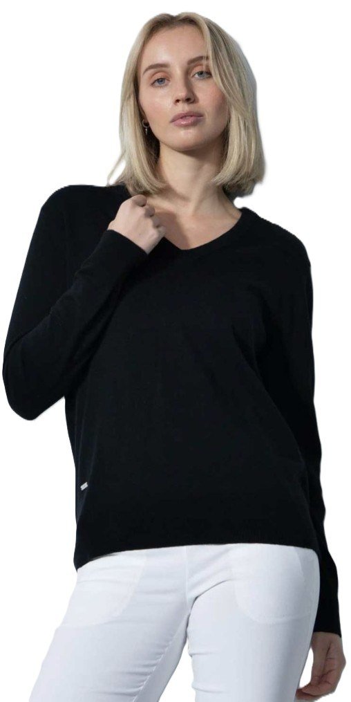 Pull de golf femme noir