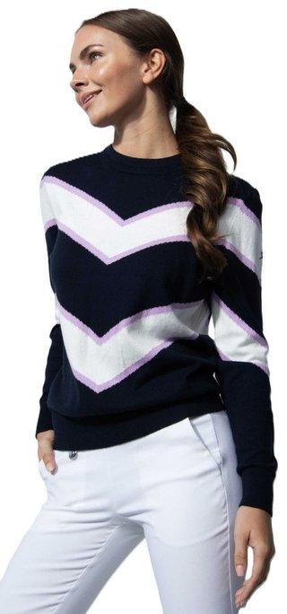 Daily Sports NAGOYA pull femme, bleu/blanc/violet