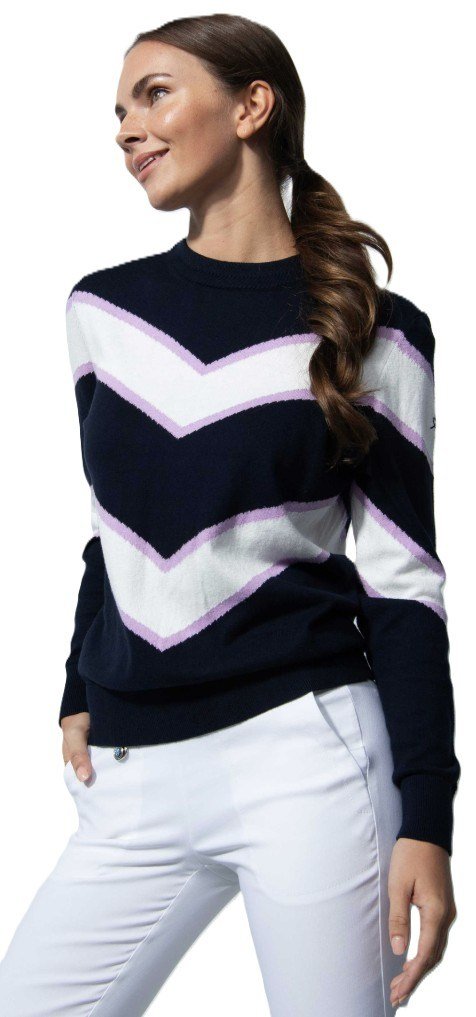 Daily Sports NAGOYA pull femme, bleu/blanc/violet
