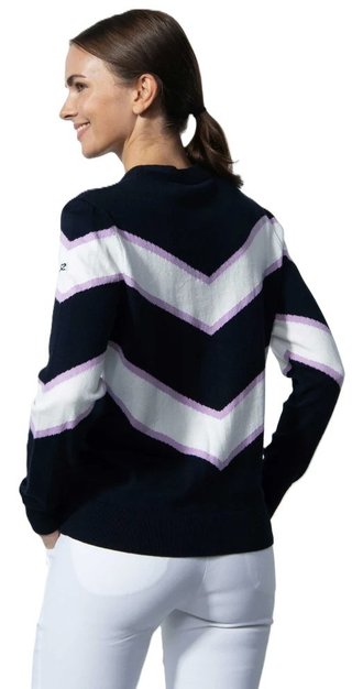 Daily Sports NAGOYA pull femme, bleu/blanc/violet