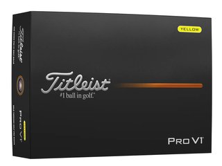 Titleist Pro V1 2025 balles de golf, jaunes