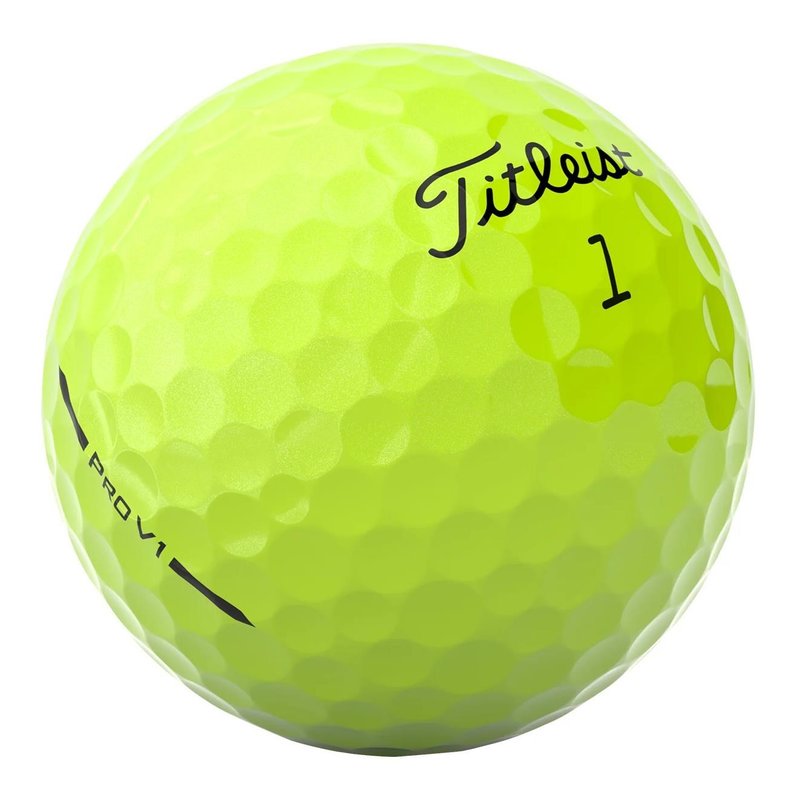 Titleist Pro V1 2025 balles de golf, jaunes