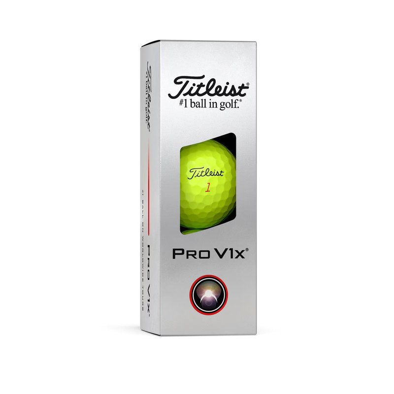 Titleist Pro V1x 2025 balles de golf, jaunes
