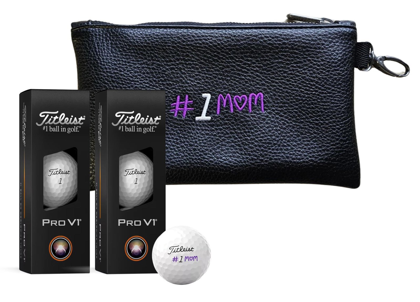 Titleist Pro V1 2025 balles de golf, pochette incluse