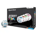 TaylorMade SpeedSoft Ink balles de golf (12 balles), multi