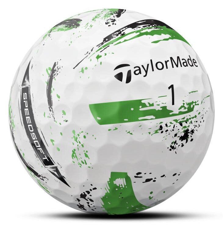 TaylorMade SpeedSoft Ink balles de golf (12 balles), multi