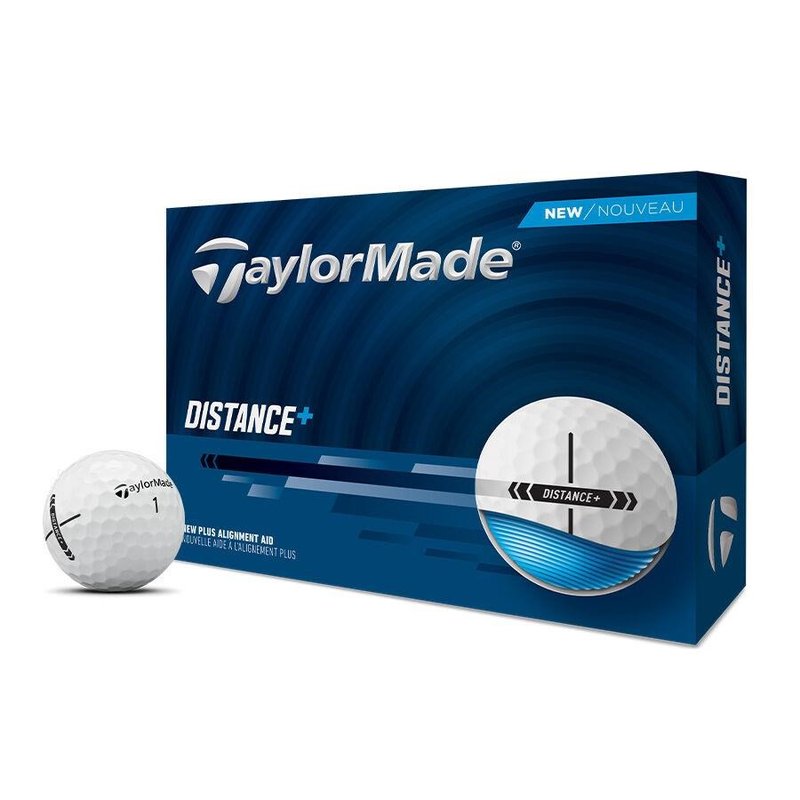 TaylorMade Distance+ balles de golf (12 balles)