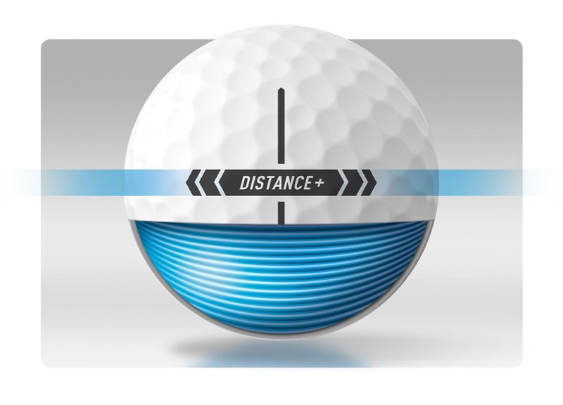 TaylorMade Distance+ balles de golf (12 balles)