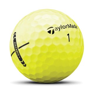 TaylorMade Distance+ balles de golf, jaunes