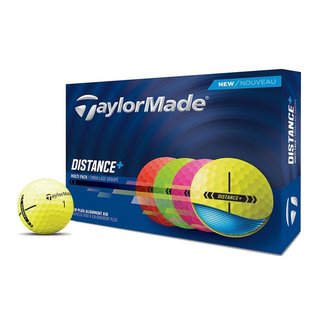 TaylorMade Distance+ balles de golf (12 balles), multi pack