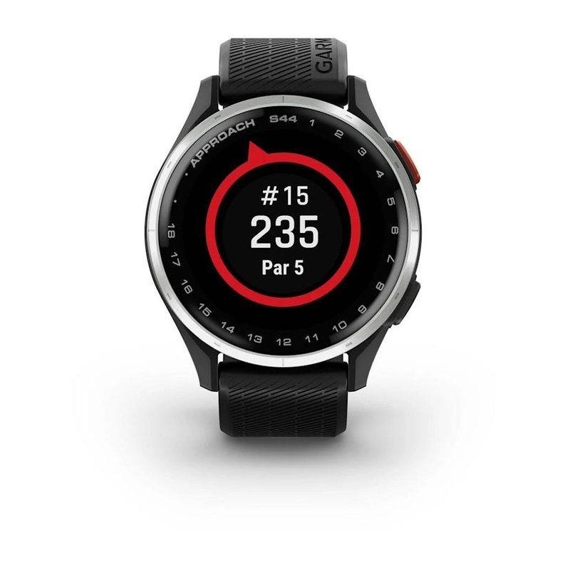 Garmin Approach S44 GPS montre, noir/aluminium argenté