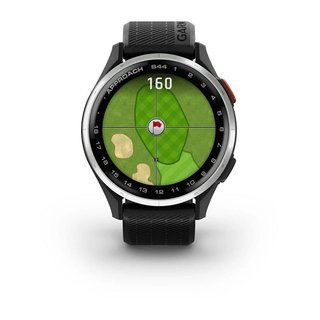 Garmin Approach S44 GPS montre, noir/aluminium argenté