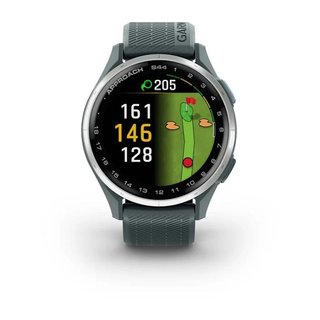 Garmin Approach S44 montre GPS golf, aluminium argenté crépuscule
