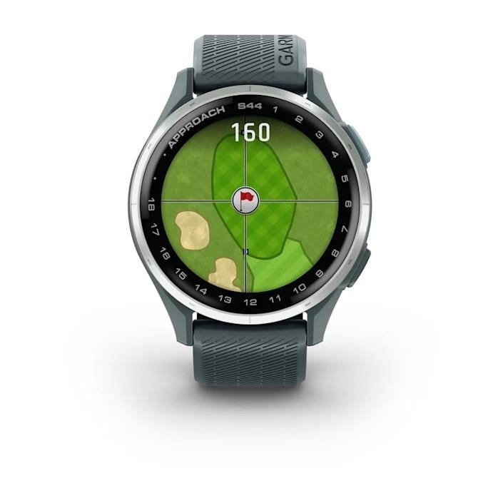 Garmin Approach S44 montre GPS golf, aluminium argenté crépuscule
