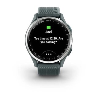 Garmin Approach S44 montre GPS golf, aluminium argenté crépuscule