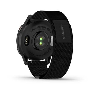 Garmin Approach S50 GPS montre, noir nylon/aluminium argent