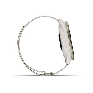 Garmin Approach S50 montre GPS, ivoire nylon/or crème aluminium