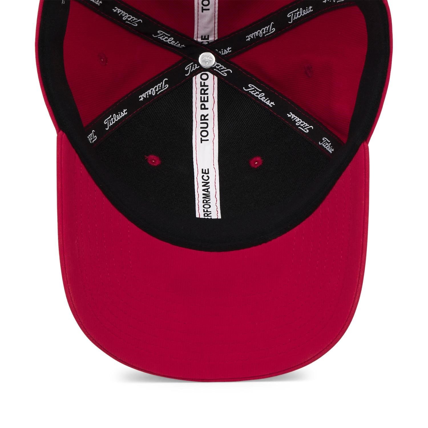 Titleist Tour Performance casquette homme, rouge/blanc