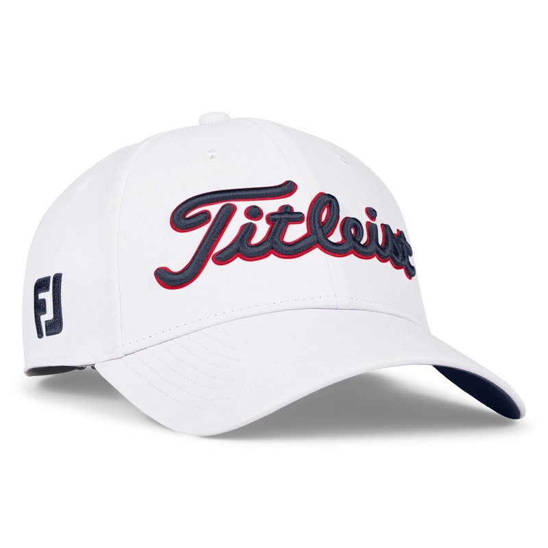 Titleist Tour Performance casquette homme, blanc/marine/rouge