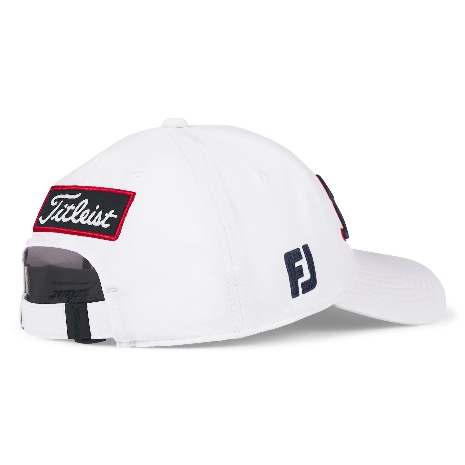 Titleist Tour Performance casquette homme, blanc/marine/rouge