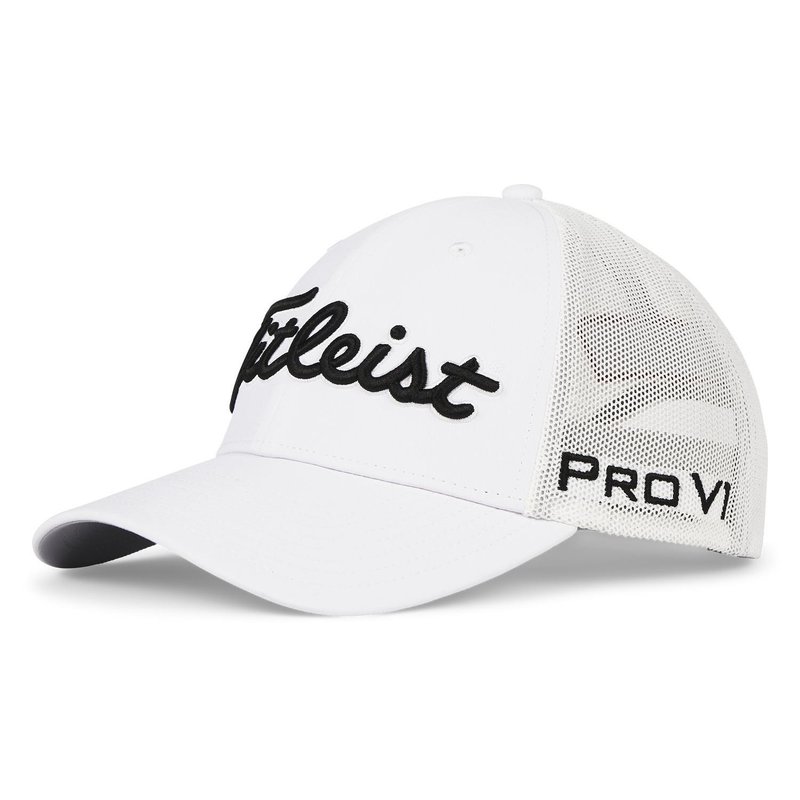 Titleist Tour Mesh casquette homme, blanc/noir