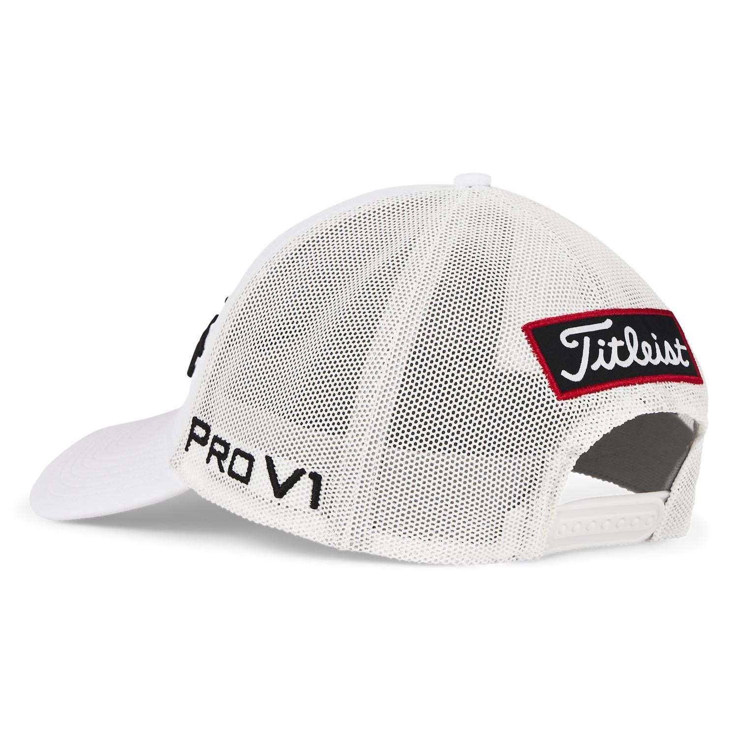 Titleist Tour Mesh casquette homme, blanc/noir