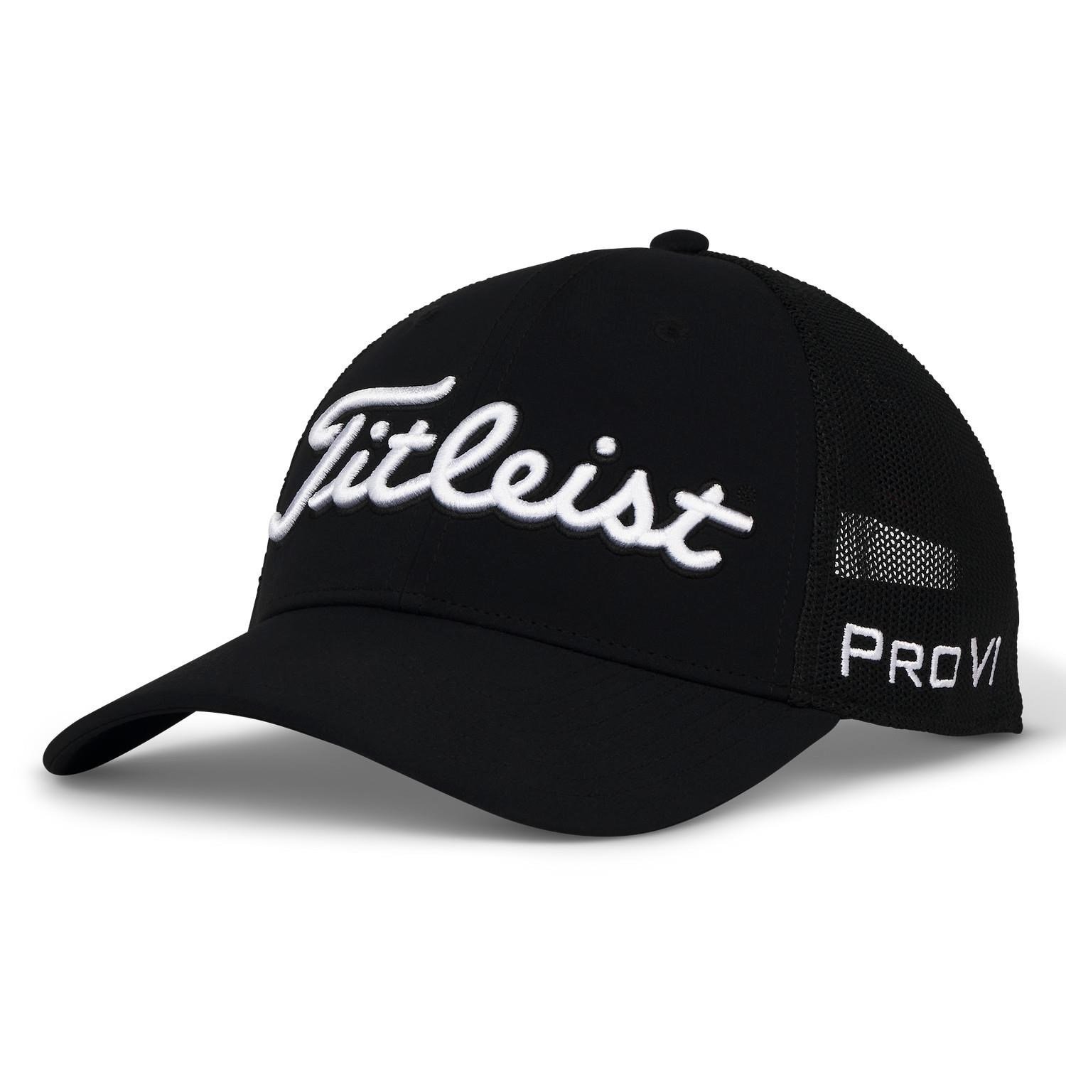 Titleist Tour Mesh casquette homme, noir/blanc